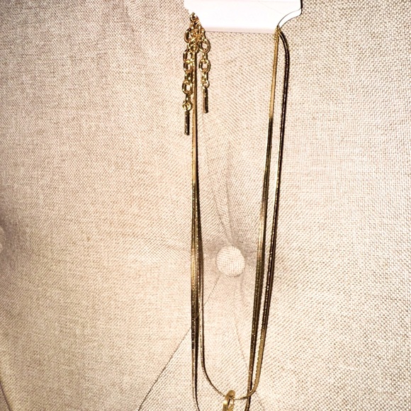 Louis Vuitton #302 Gold Padlock and Key on chain necklaces - Picture 6 of 7